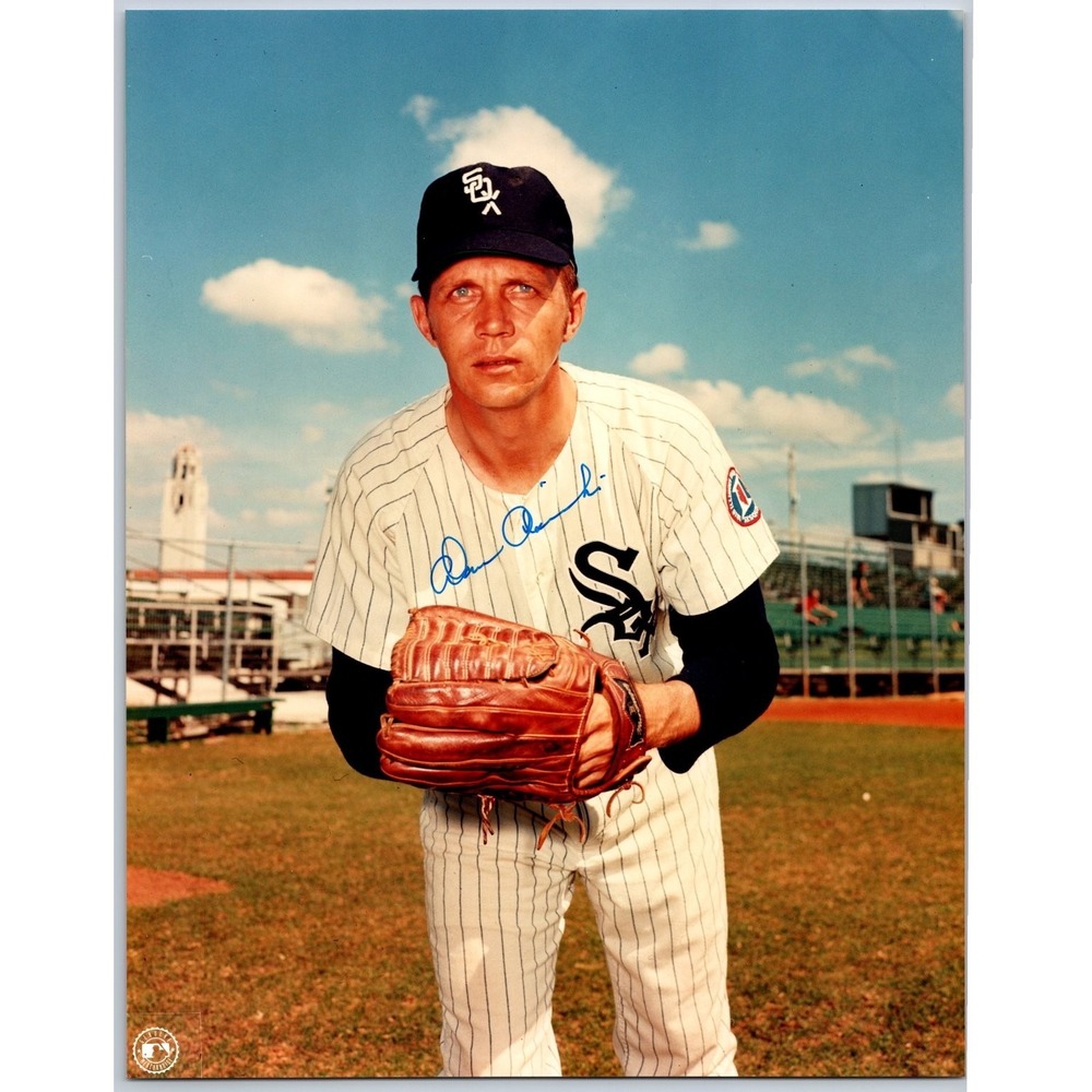 Don Ostrowski Autographed Photo Chicago White Sox 1969 Pitcher Baseball